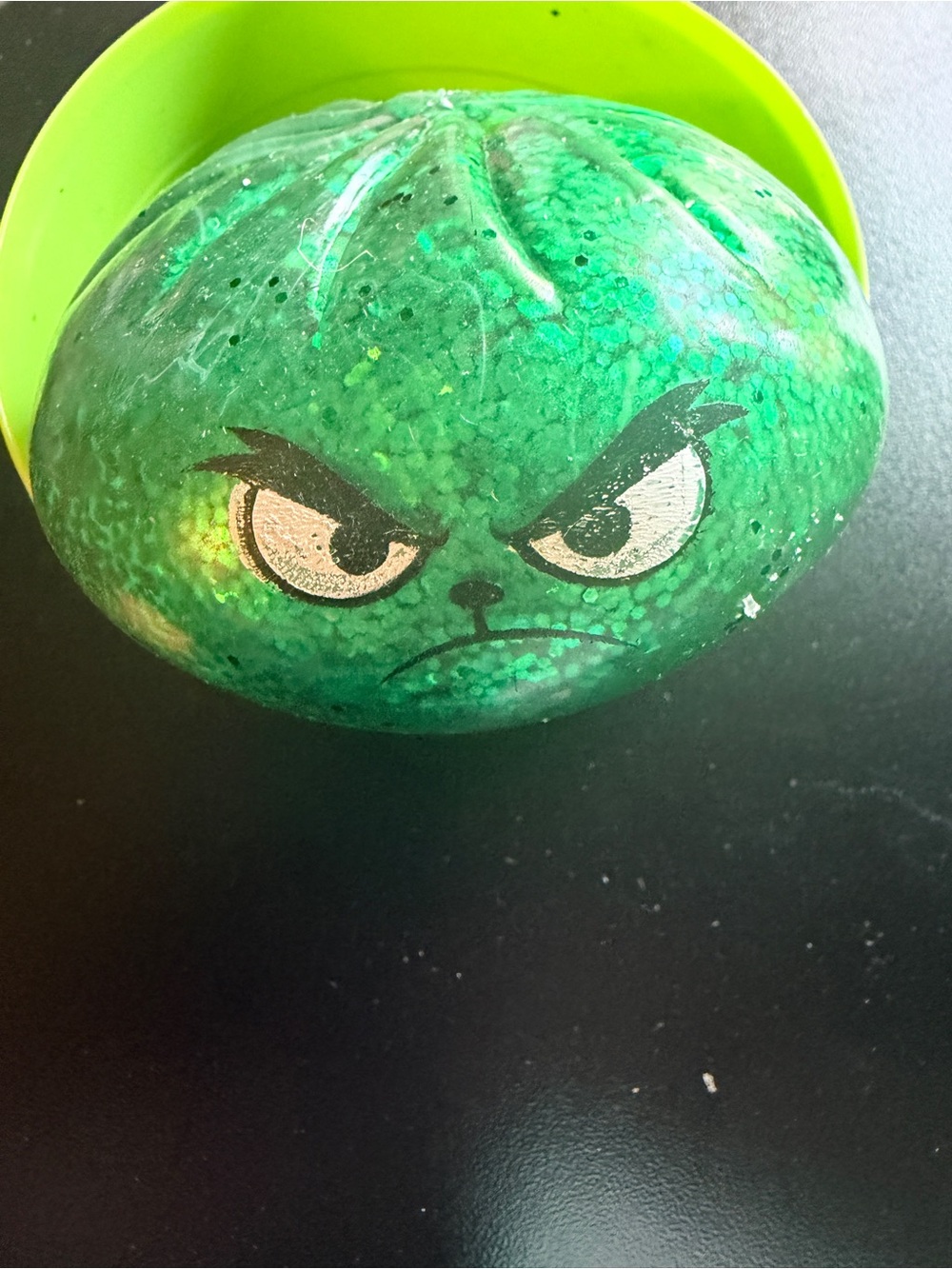 New Grinch Mystery Dumpling Christmas Holiday Dr Seuss Sugar Squishy Frown Face